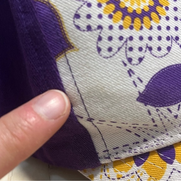 NFL Vikings Floral Mural Toddler Girls Baseball Cap - Picture 7 of 7